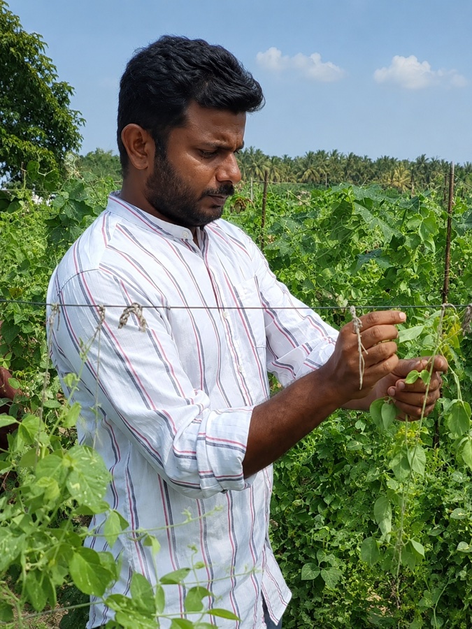 Vijayan Rajendran, founder of Kaapiyam Organic Farm near Coimbatore